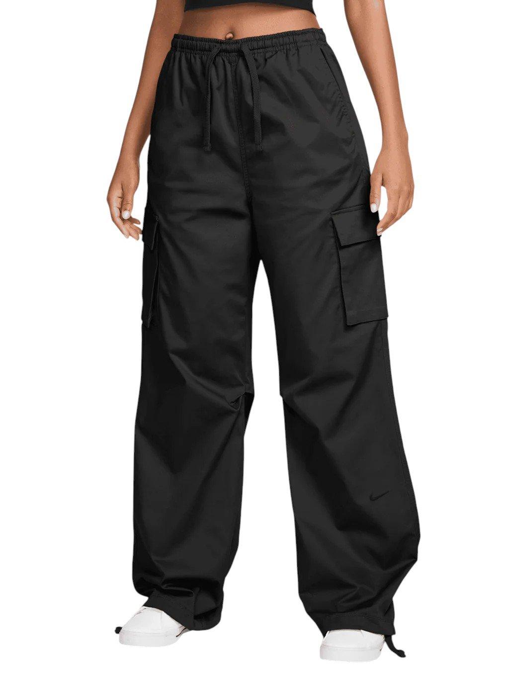 Nike Women's Street Utility Woven Cargo Pants - Black - BLACK